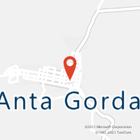 Mapa com localização da Agência AC ANTA GORDA