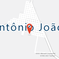 Mapa com localização da Agência AC ANTONIO JOAO