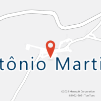 Mapa com localização da Agência AC ANTONIO MARTINS