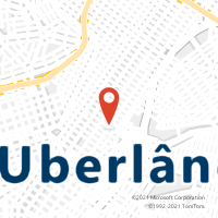 Mapa com localização da Agência AC APARECIDA DE UBERLANDIA