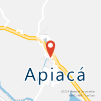 Mapa com localização da Agência AC APIACA