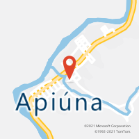 Mapa com localização da Agência AC APIUNA