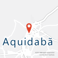 Mapa com localização da Agência AC AQUIDABA