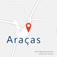 Mapa com localização da Agência AC ARACAS