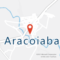 Mapa com localização da Agência AC ARACOIABA