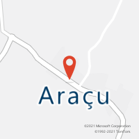 Mapa com localização da Agência AC ARACU