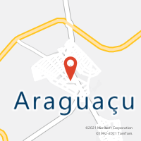 Mapa com localização da Agência AC ARAGUACU