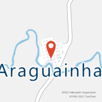 Mapa com localização da Agência AC ARAGUAINHA