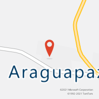 Mapa com localização da Agência AC ARAGUAPAZ