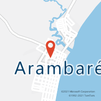 Mapa com localização da Agência AC ARAMBARE