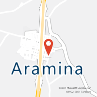 Mapa com localização da Agência AC ARAMINA