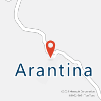 Mapa com localização da Agência AC ARANTINA