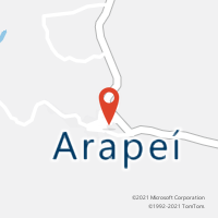 Mapa com localização da Agência AC ARAPEI