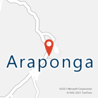 Mapa com localização da Agência AC ARAPONGA