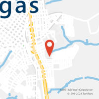 Mapa com localização da Agência AC ARAPONGAS