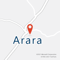 Mapa com localização da Agência AC ARARA
