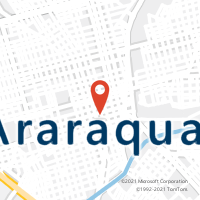 Mapa com localização da Agência AC ARARAQUARA