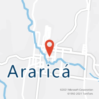 Mapa com localização da Agência AC ARARICA