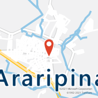 Mapa com localização da Agência AC ARARIPINA
