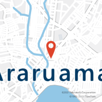 Mapa com localização da Agência AC ARARUAMA