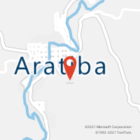 Mapa com localização da Agência AC ARATIBA