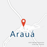 Mapa com localização da Agência AC ARAUA