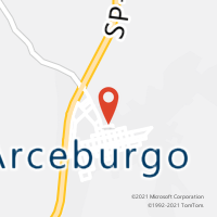Mapa com localização da Agência AC ARCEBURGO