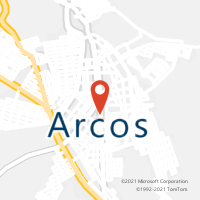 Mapa com localização da Agência AC ARCOS