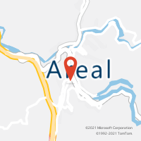 Mapa com localização da Agência AC AREAL