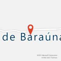 Mapa com localização da Agência AC AREIA DE BARAUNAS