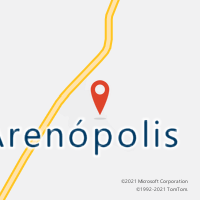 Mapa com localização da Agência AC ARENOPOLIS