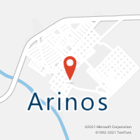 Mapa com localização da Agência AC ARINOS