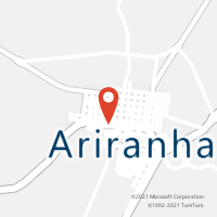 Mapa com localização da Agência AC ARIRANHA