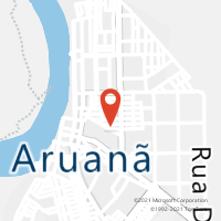 Mapa com localização da Agência AC ARUANA