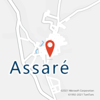 Mapa com localização da Agência AC ASSARE