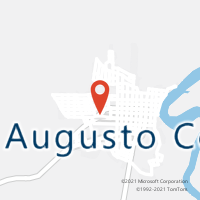 Mapa com localização da Agência AC AUGUSTO CORREA
