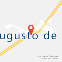 Mapa com localização da Agência AC AUGUSTO DE LIMA