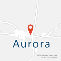 Mapa com localização da Agência AC AURORA