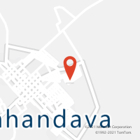 Mapa com localização da Agência AC AVANHANDAVA