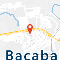 Mapa com localização da Agência AC BACABAL