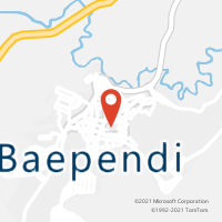 Mapa com localização da Agência AC BAEPENDI