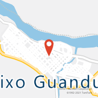 Mapa com localização da Agência AC BAIXO GUANDU