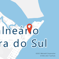 Mapa com localização da Agência AC BALNEARIO BARRA DO SUL