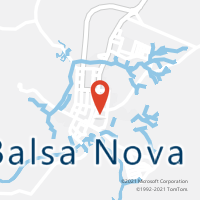 Mapa com localização da Agência AC BALSA NOVA