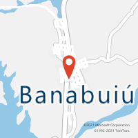 Mapa com localização da Agência AC BANABUIU