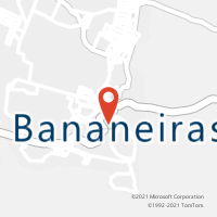Mapa com localização da Agência AC BANANEIRAS