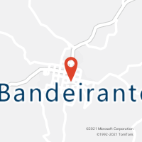Mapa com localização da Agência AC BANDEIRANTE