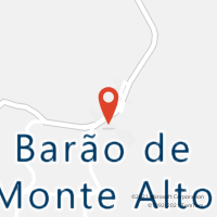 Mapa com localização da Agência AC BARAO DE MONTE ALTO
