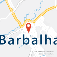 Mapa com localização da Agência AC BARBALHA