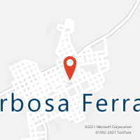 Mapa com localização da Agência AC BARBOSA FERRAZ
